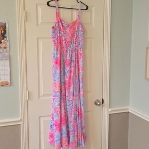 Lilly Pulitzer Lizette Maxi Dress Isle dress Coco Size Large